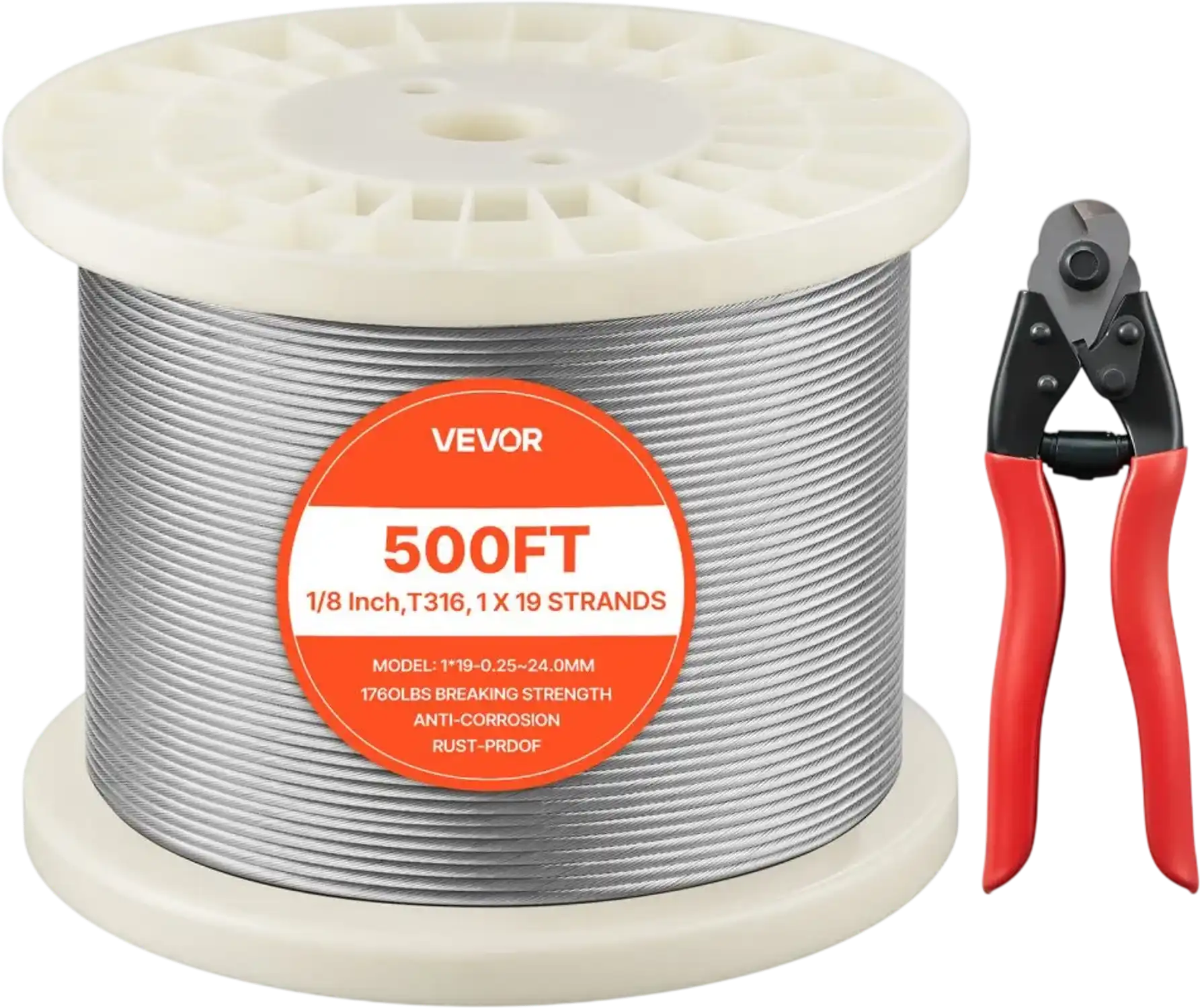 Vevor Wire Rope 1/8