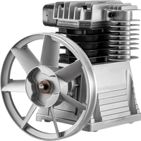 VEVOR Air Compressor Pump, 3HP 11.8CFM, Industrial Compressor Head Pump Motor, 1300RPM High-Spped Single Stage Twin Cylinder Aluminum Air Compressor Head Piston Style Splash Lubrication Pump