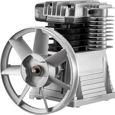 VEVOR Air Compressor Pump, 3HP 11.8CFM, Industrial Compressor Head Pump Motor, 1300RPM High-Spped Single Stage Twin Cylinder Aluminum Air Compressor Head Piston Style Splash Lubrication Pump