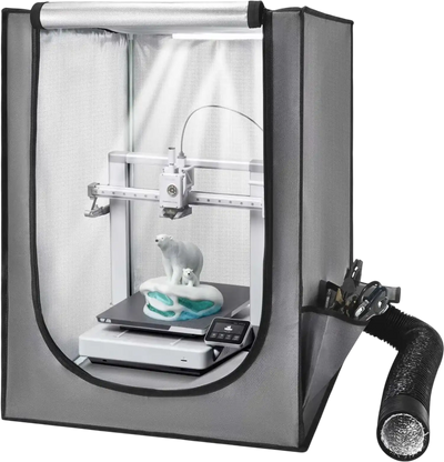 Vevor 3D Printer Enclosure Ventilated Dustproof Waterproof Tent with LED New