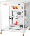 VEVOR 3D Printer Enclosure with Ventilation, Dustproof Waterproof Transparent Acrylic 3D Printer Tent, Constant Temperature Protective Case with LED, Compatible with Bambu Lab, Ender, Neptune, Kobra