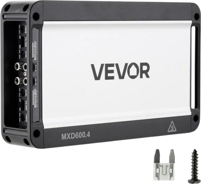 Vevor 4-Channel Amplifier Class D Full-Range Car Audio Amp New