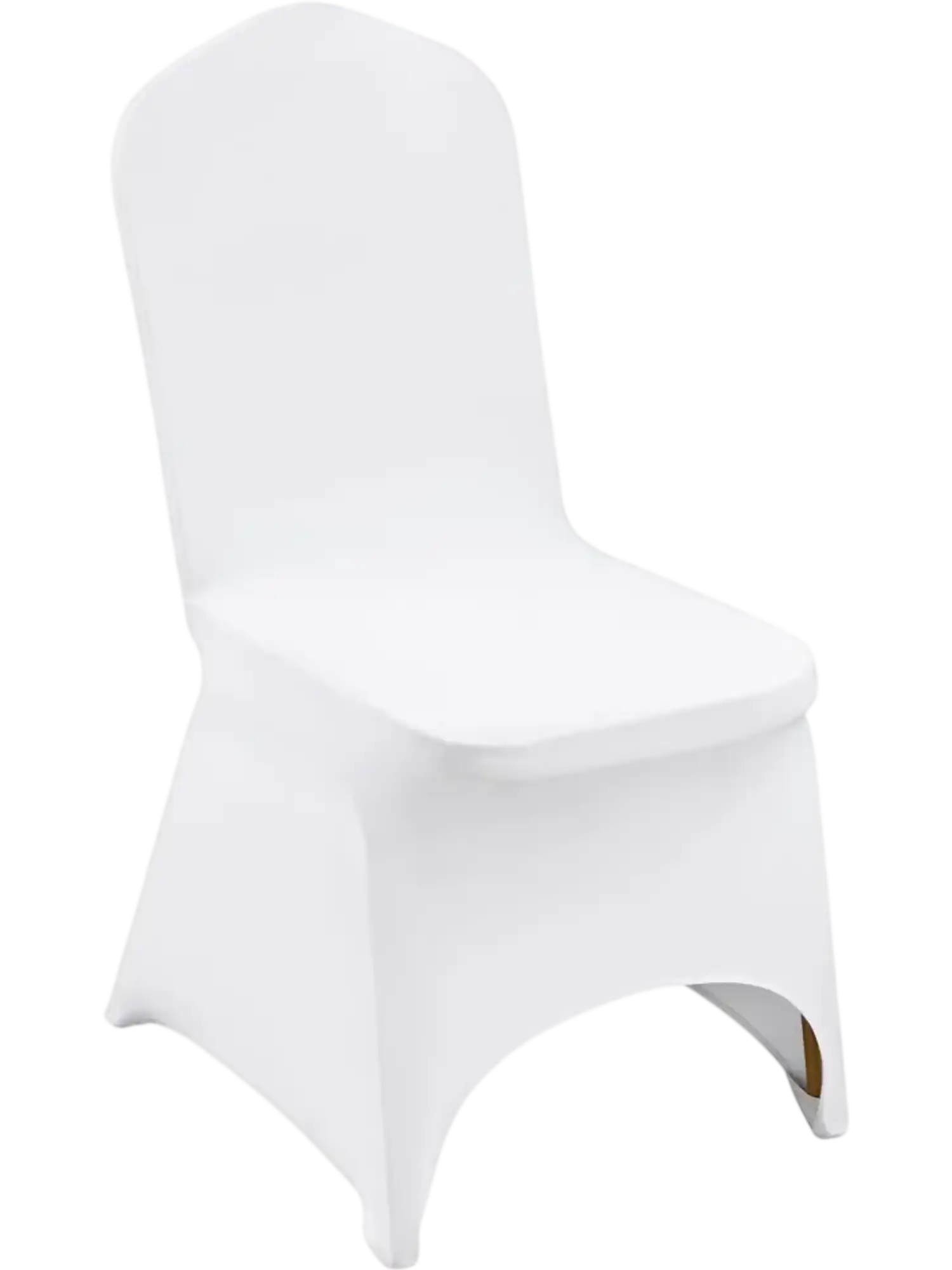 Vevor Chair Covers Stretch Spandex Folding White Arched Front 50-Piece Set New
