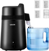 VEVOR Water Distiller, 6L 1.6 Gallon Larger Pure Water Purifier Filter For Home Table Countertop, 900W Plastic Distilled Maker, Stainless Steel Interior Drinking Machine to Make Clean Waters, Black