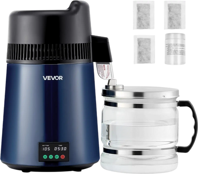 Vevor Water Distiller 6L 1.6 Gallon Countertop Pure Water Purifier New