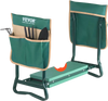 VEVOR Garden Kneeler and Seat, 6 in Wide Kneeling Pad, Heavy Duty Garden Kneeling Stool, Folding Garden Seat with 2 Tool Bags, Relieve Knee & Back Pain, Portable Garden Bench for Women Grandparents