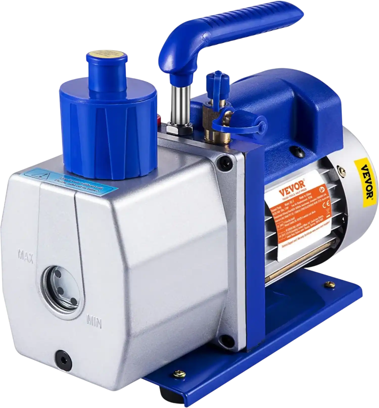 Vevor Vacuum Pump 7 CFM 1/2 HP Single Stage HVAC Air Conditioning New