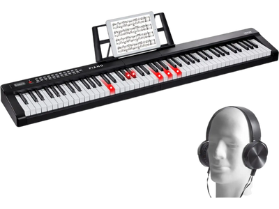 Vevor Digital Piano 88-Key Semi-Weighted Portable Keyboard with Bluetooth MIDI USB New