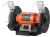 VEVOR Bench Grinder, 8-inch Single Speed Bench Grinder, 3450RPM High-Speed Table Grinders with 350W 3.0A Induction Motor, 36/60-Grit Grinding Wheel & Adjustable Eye Shield for Fast Sharpening Grinding