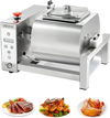 VEVOR Meat Tumbler Marinator, 10L Vacuum Tumbler Marinating Machine with Automatic Bidirectional Rotation, Stainless Steel Vacuum Curing Machine for Chicken Steak Pork, Home & Commercial Use