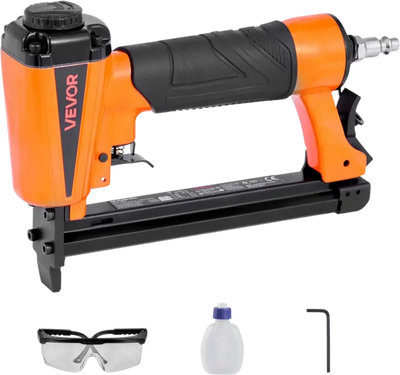 Vevor Pneumatic Staple Gun 21-Gauge Upholstery Stapler New