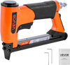 VEVOR Pneumatic Staple Gun, 21 Gauge Air Upholstery Stapler for 80 Series Fine Wire Staples 1/2" Crown 1/4"-5/8" Length, Max 150PCS Loading Air Staple Gun for Upholstering, Woodworking, DIY Projects