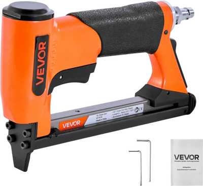 Vevor Pneumatic Staple Gun 21-Gauge Air Upholstery Stapler New