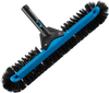 VEVOR Pool Brush Head, 20 Inch Scrub Brushes with Nylon Bristles and Aluminum Pole Connector, Heavy Duty Curved Brush Head for Cleaning Inground/Above Ground Swimming Pool Walls, Pole Not Included