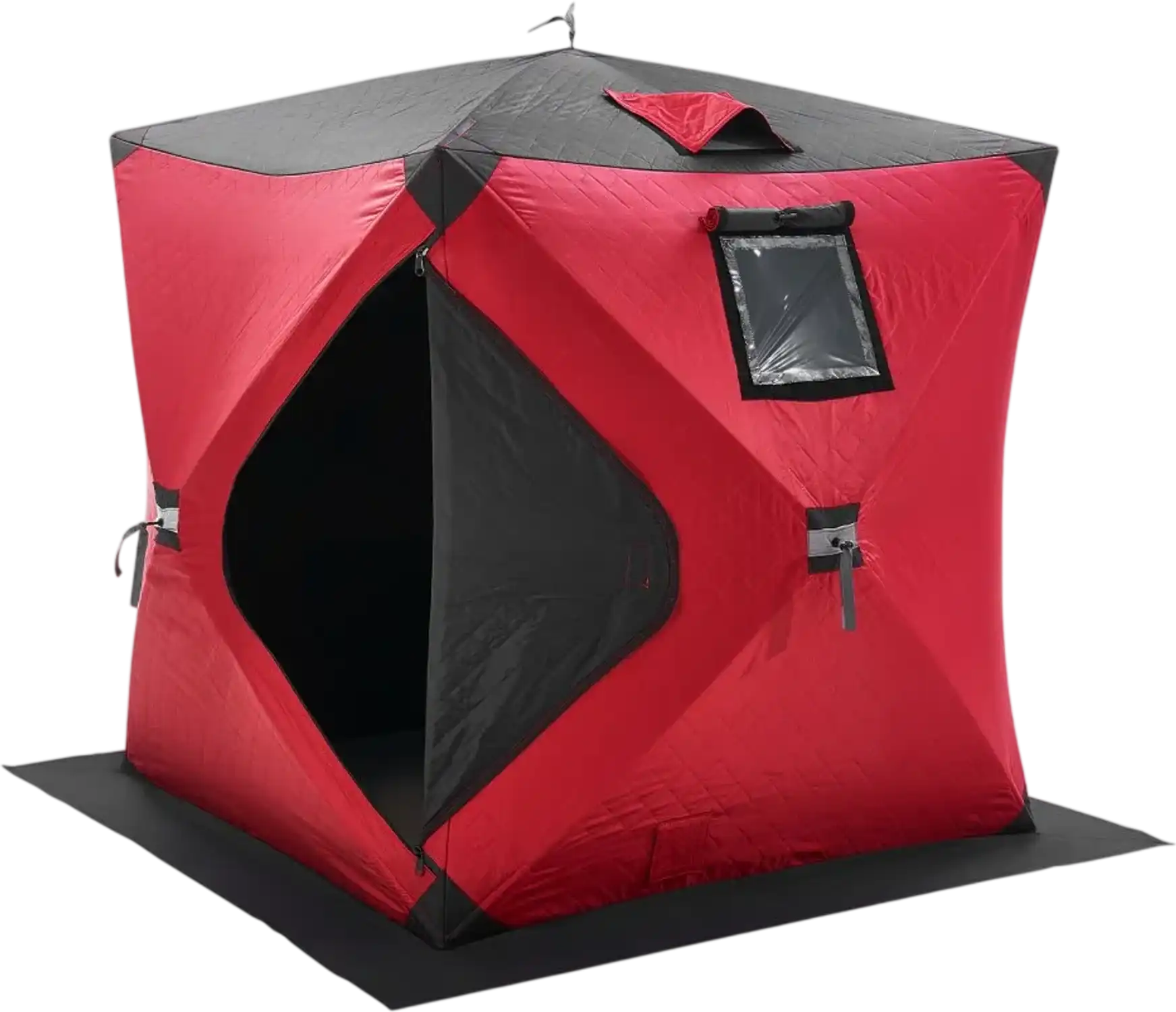 Vevor Ice Shelter Portable Pop-Up Insulated Ice Fishing Tent 1-2 Person 60
