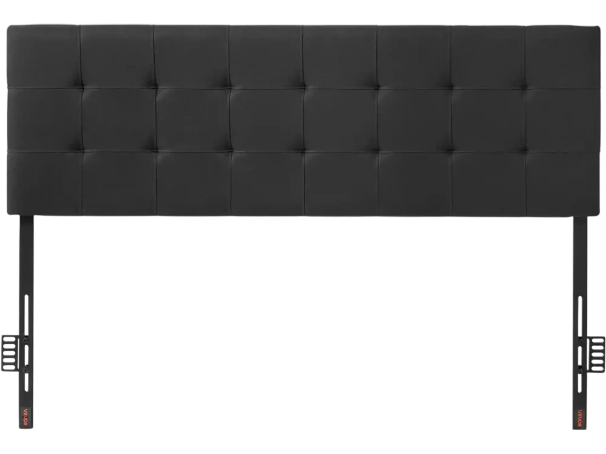 Vevor Headboard Queen Size Adjustable Diamond Tufted Black New