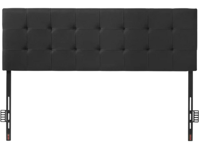 VEVOR Headboard, Queen Size Headboard with Adjustable Height, Comfortable Diamond Tufted for Queen Size Bed, W62.2 x H(42.72-54.53) x D2.76 in, Ideal for Bedroom, Hotel, Homestay, Dormitory, Black