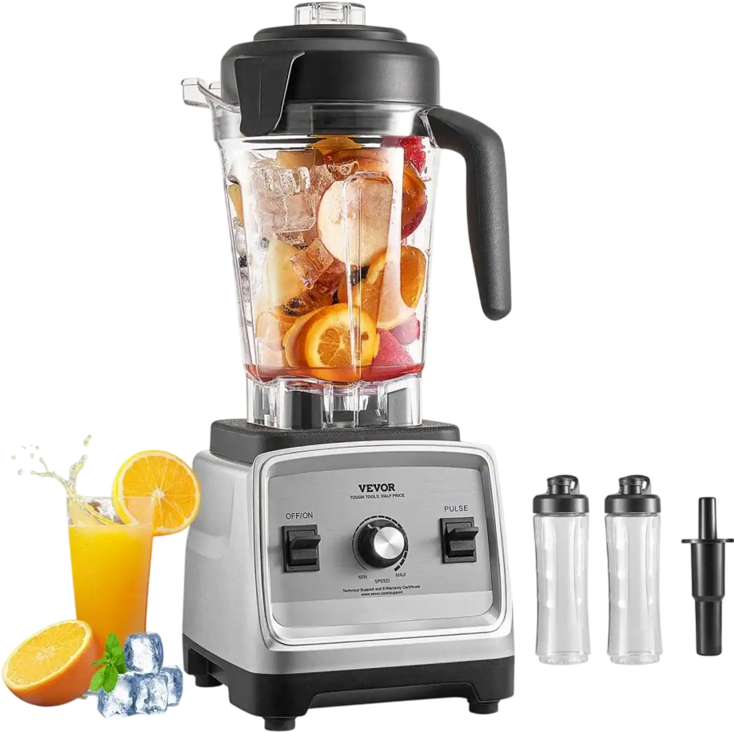 Vevor Blender Professional 85 oz Smoothie Maker with 1400W Motor New