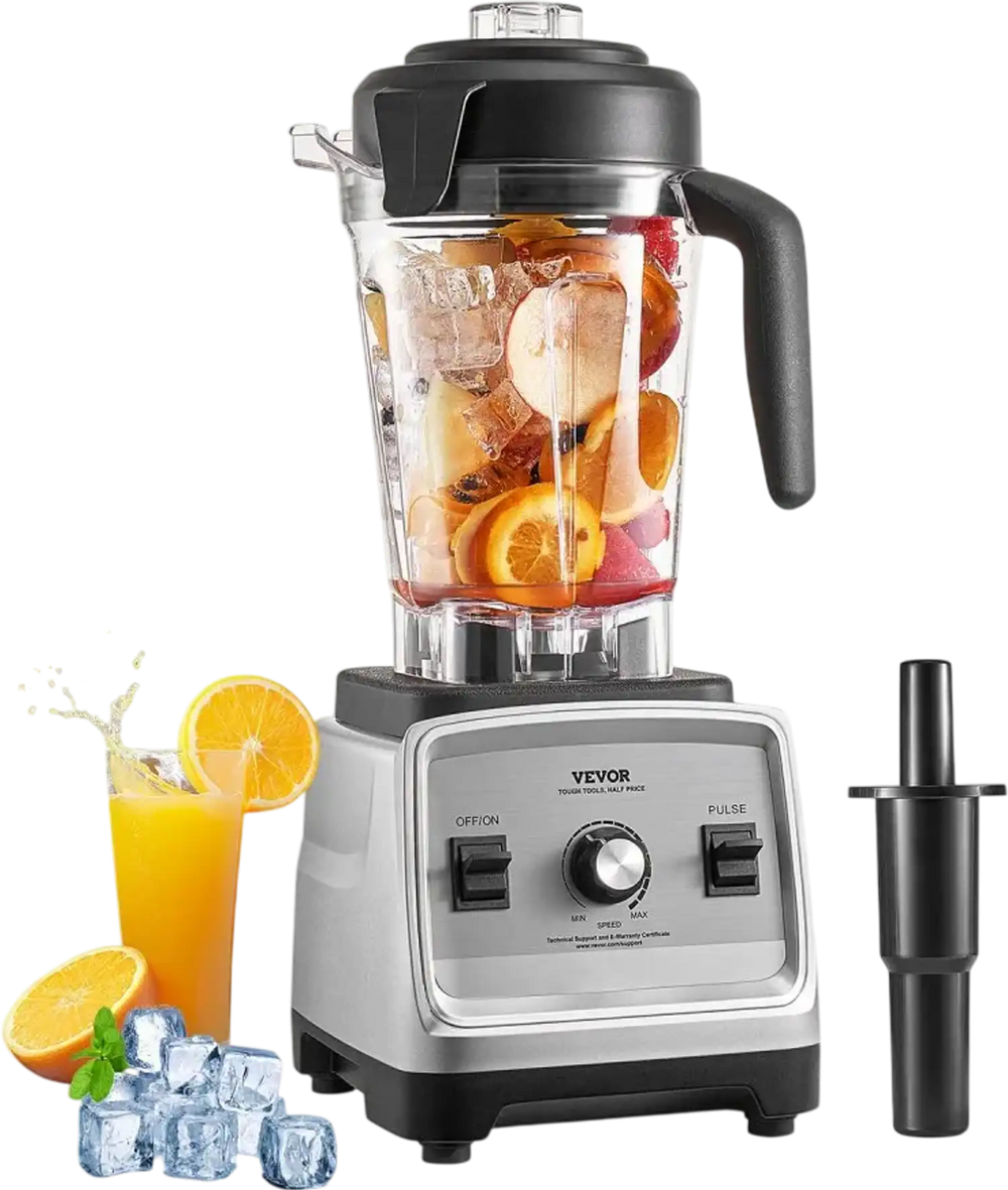 VEVOR Blender for Smoothies, 85 oz 1400W, Professional Blender with Powerful Motor, Multi-Functional Food Processing Blender for Smoothie/Milkshake/Juice, Fits for Kitchen