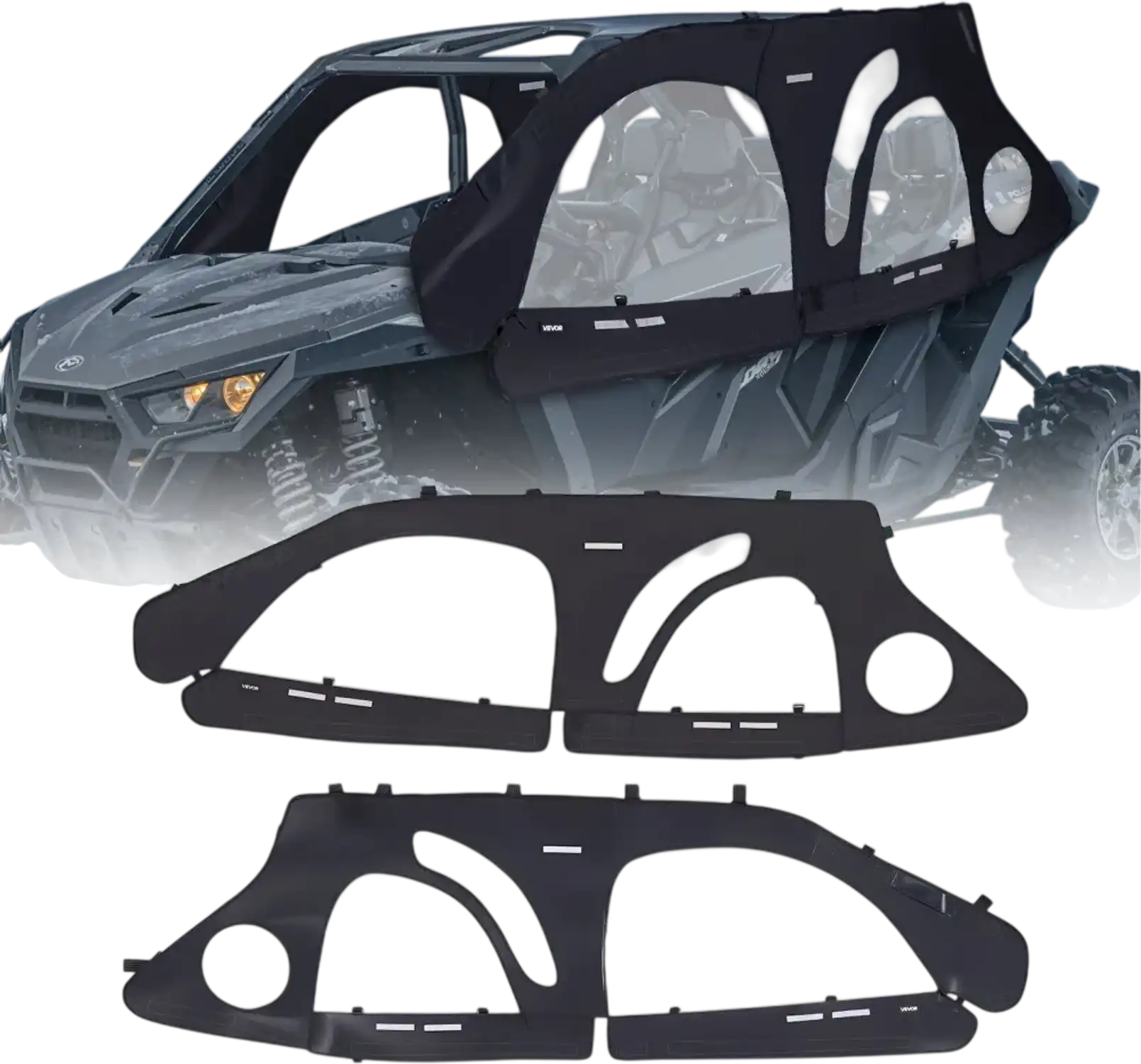 Vevor Cab Enclosure Upper Doors Polaris RZR PRO 2020-2024 RZR Turbo 2022-2024 New
