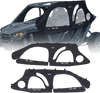 VEVOR Cab Enclosure Upper Doors, Compatible with Polaris RZR PRO 2020-2024/Polaris RZR Turbo2022-2024, Soft Upper Doors, Upgraded Zipper UTV Soft Side Window Kit, Fit with Side Mirrors and Windshields