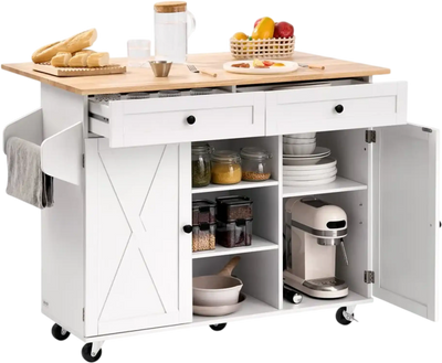Vevor Kitchen Island Cart 52