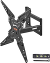 VEVOR Full Motion TV Mount Fits for Most 26-55 inch TVs, Swivel Tilt Horizontal Adjustment TV Wall Mount Bracket with Articulating Arm, Max VESA 400x400mm , Holds up to 99 lbs