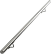 VEVOR Wall-Mounted Stair Handrail, 3.3 ft 250 lbs Load Metal Railing Silver, for Indoor Steps, Loft, Porch & Hallways, Heavy-Duty Industrial Stainless Steel Hand Rail, Round Tube, Mounting Hardware