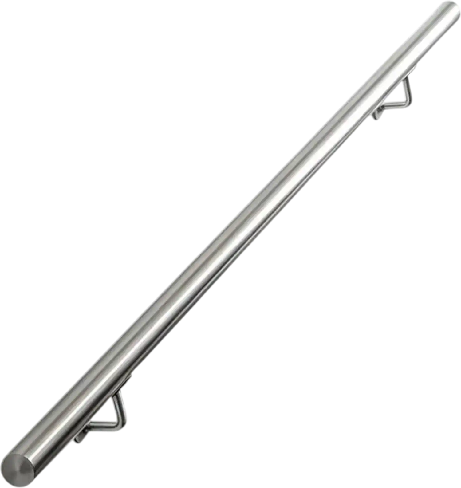 Vevor Handrail 3.9' Wall-Mounted Stair Railing Silver New
