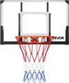 VEVOR Wall Mount Basketball Hoop, 44-inch PC Backboard Mounted Basketball Hoop Outdoor with Solid Steel, 0.08 inch Thickened Backboard, Thickened Woven Nylon Basketballs Net, Indoor & Outdoor Use
