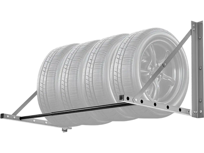 VEVOR Wall Mounted Folding Tire Rack, 32
