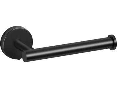 VEVOR Toilet Paper Holder, Fits Mega Rolls Size, Premium Stainless Steel Rustproof Material, Wall Mounted with Screws, Toilet Roll Tissue Holder for Bathroom, Washroom, Kitchen, Matte Black