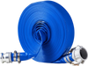 VEVOR Backwash Hose, 1.5 in x 100 ft, Blue High Quality PVC Hose, with Clamps, Camlock, Aluminum Fittings, Fit Various Pumps, for Sewage Treatment, Water Transportation and More Agricultural Purposes