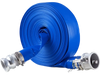 VEVOR Backwash Hose, 2 in x 100 ft, Blue High Quality PVC Hose, with Clamps, Camlock, Aluminum Fittings, Fit Various Pumps, for Sewage Treatment, Water Transportation and More Agricultural Purposes