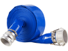 VEVOR Backwash Hose, 3 in x 50 ft, Blue High Quality PVC Hose, with Clamps, Camlock, Aluminum Fittings, Fit Various Pumps, for Sewage Treatment, Water Transportation and More Agricultural Purposes