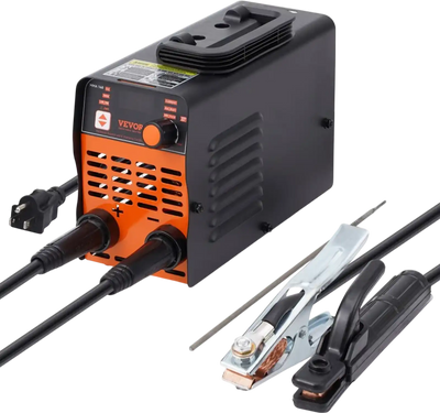VEVOR Stick Welder, 140A ARC/Lift TIG 2-IN-1 Welding Machine with IGBT Inverter 110V Portable MMA Welder Machine with Hot Start, Arc force and Anti-Stick