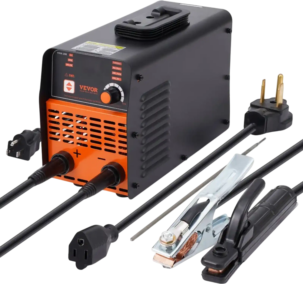 VEVOR Stick Welder, 200A ARC/Lift TIG 2-IN-1 Welding Machine with IGBT Inverter 110V/220V Portable MMA Welder Machine with Hot Start, Arc force and Anti-Stick