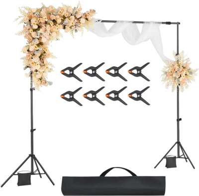 Vevor Backdrop Stand 7' x 10' Adjustable Photo Background Kit New