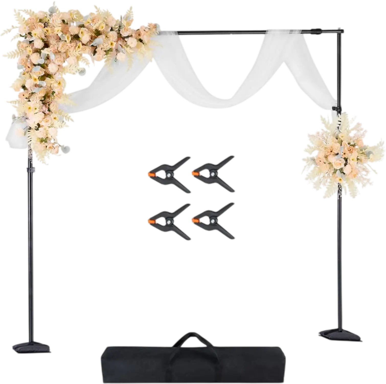 Vevor Backdrop Stand 8.5' x 10' Adjustable Photo Background Kit New