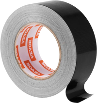 VEVOR Duct Tape, 1.88 in x 35 Yards, 1-Pack, Waterproof and Temperature-Resistant, No Residue Strong Adhesive Heavy Duty Duct Tape, Tear by Hand, for Indoor and Outdoor Repairs, All Weather, Black