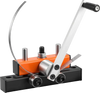 VEVOR Roller Bender 2 in / 50 mm Max Rolling Width Manual Metal Ring Bender, Metal Ring Rolling Machine for Flat Bar, Durable Construction, with Extended Crank Handle, for Aluminum Alloy Copper Sheet