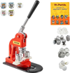 VEVOR Button Maker Machine, 25mm (1 inch) Badge Punch Press Kit, Children DIY Gifts Pin Maker, Button Making Supplies with 500pcs Button Parts & Circle Cutter & Magic Book