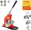 VEVOR Button Maker Machine, 75 mm (3 inch) Badge Punch Press Kit, Children DIY Gifts Pin Maker, Button Making Supplies with 500pcs Button Parts & Circle Cutter & Magic Book