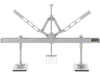 VEVOR Dent Pull Lever Bar Kit Fit for Both Aluminum and Steel Dent Pulling (750MM)