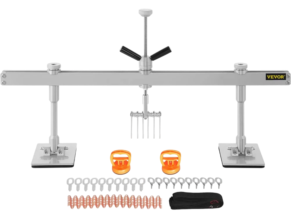VEVOR Dent Pull Lever Bar Kit Fit for Both Aluminum and Steel Dent Pulling (33INCH/850MM)