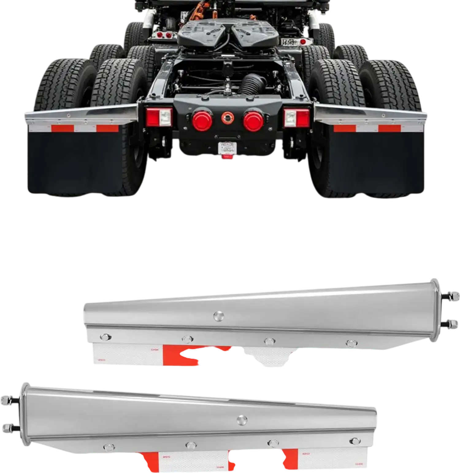Vevor Mud Flap Hangers Semi Truck Spring Loaded 2-1/2