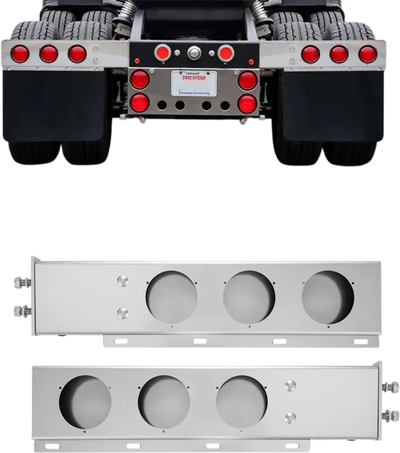 Vevor Mud Flap Hangers Stainless Steel Semi-Truck 2-1/2