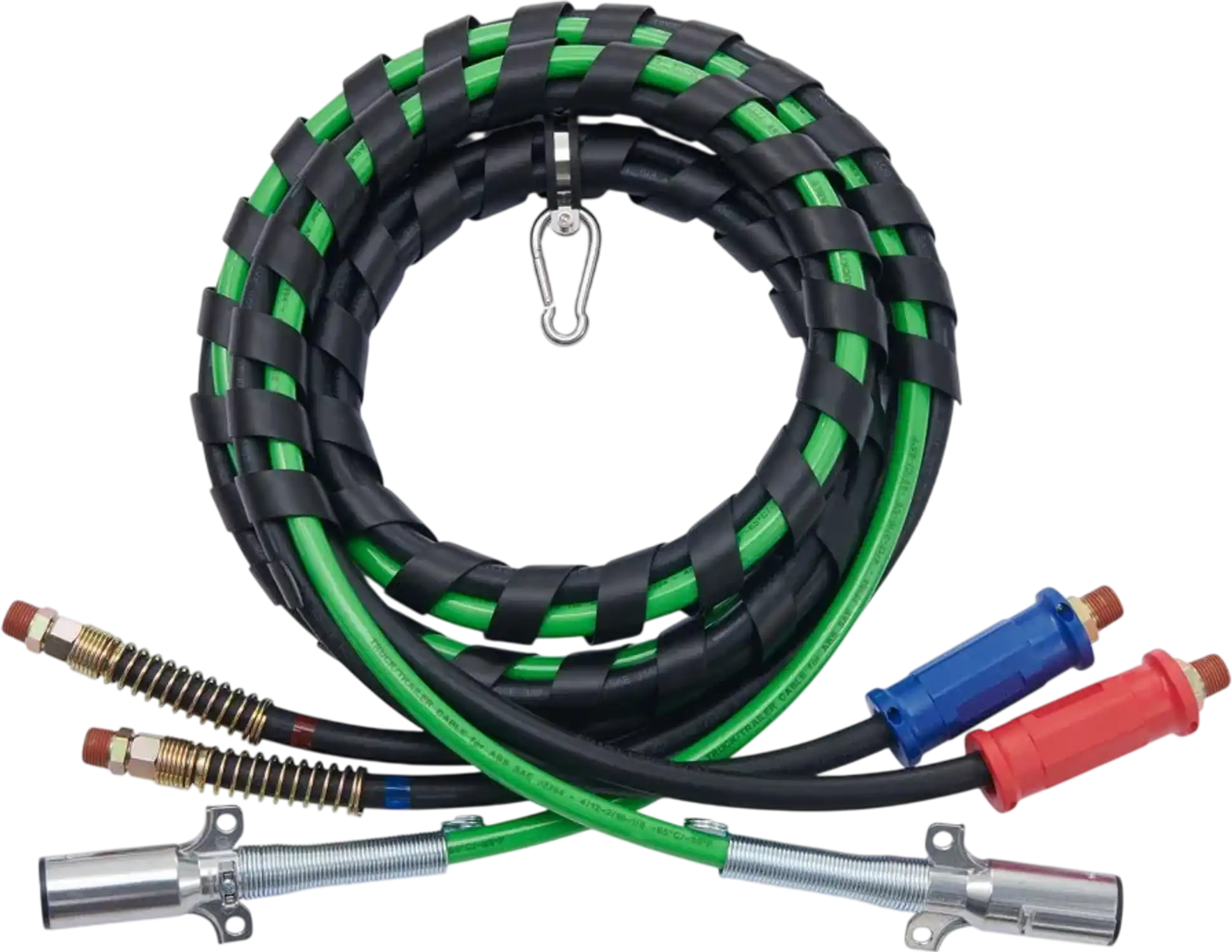 Vevor Air Lines Kit 12' 3-in-1 Semi Truck Trailer Tractor ABS Power Line Hose Assembly New