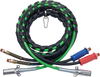 VEVOR 12FT Semi Truck Air Lines Kit, 3-in-1 Air Hoses & ABS Power Line for Semi Truck Trailer Tractor, 7-Way Plug Electrical Cord Cable and Rubber Air Lines Hose Assembly Kit with Hook & Teflon Tape