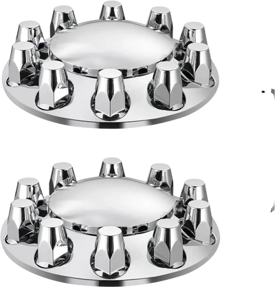 Vevor Front Axle Cover Kit Semi Truck Dome Wheel Covers New